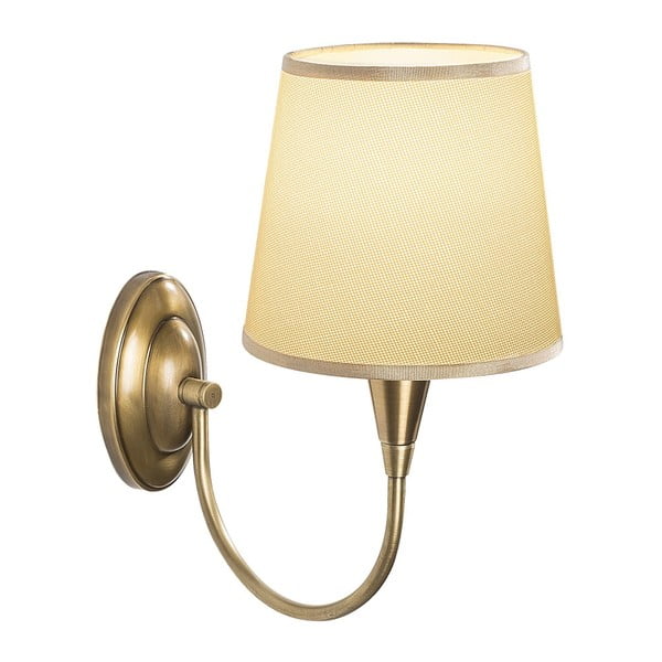 Smėlio spalvos/auksinės spalvos sieninė lempa Patrick – Opviq lights-image-4