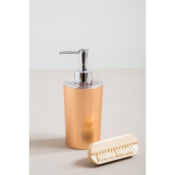 Auksinės spalvos iš plastiko muilo dozatorius Shine – Premier Housewares-image-1