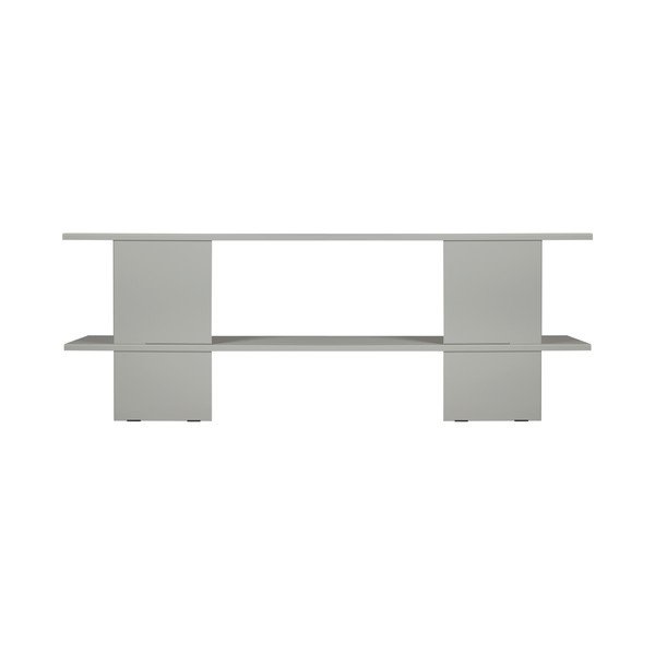 Šviesiai pilkos spalvos iš metalo pastatoma lentyna 160x57x37 cm Hes – noo.ma-image-3