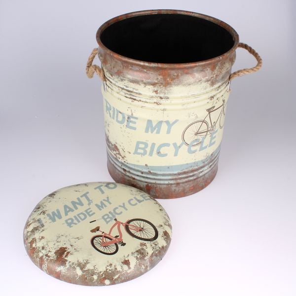 "Ride my Bicycle" taburetė su saugykla
