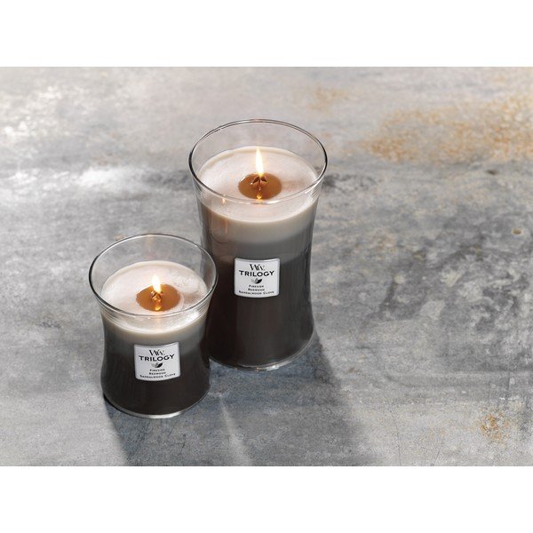 Kvapioji žvakė WoodWick Sandalwood & Clove Warm Wood, 55 valandų degimo trukmė-image-1