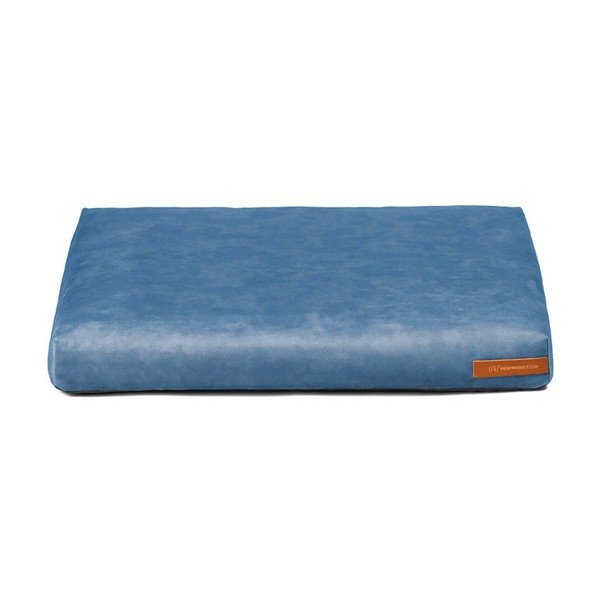 Mėlynas čiužinys šuniui iš eko odos 60x70 cm SoftPET Eco - Rexproduct-image-3