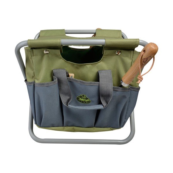 Sodo taburetė žalios spalvos/pilkos spalvos – Esschert Design-image-4