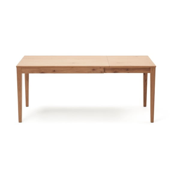 Prailginamas valgomojo stalas su papildomu stalviršiu iš ąžuolo 80x120 cm Yain – Kave Home-image-4