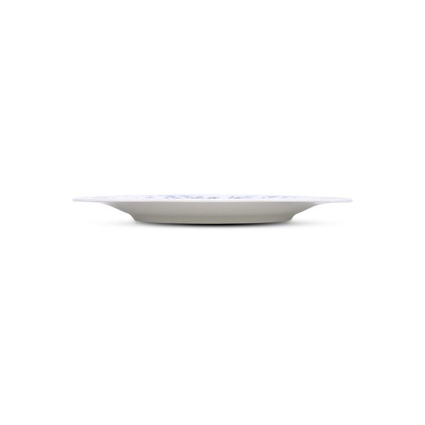 Baltos spalvos/mėlynos spalvos iš porceliano  lėkštė ø 27,5 cm Retro – BonBistro-image-4