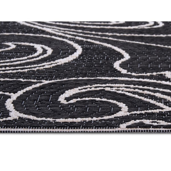 Lauko kilimas juodos spalvos 194x290 cm Elina Black – Hanse Home-image-3