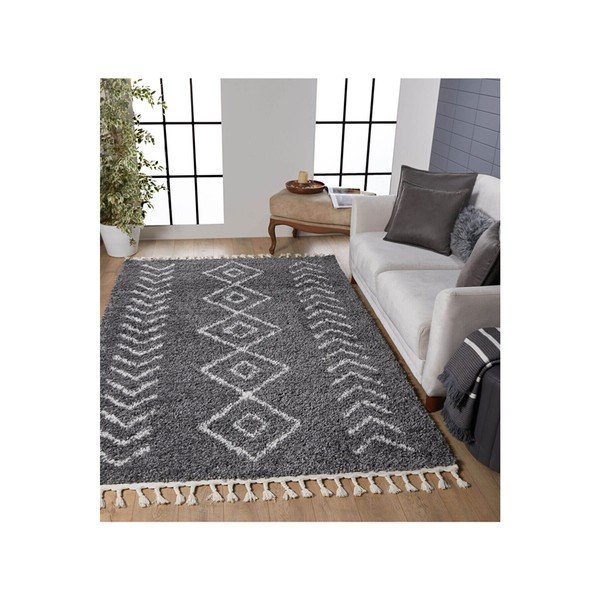 Pilkas kilimas 230x160 cm Shaggy - Mila Home-image-1