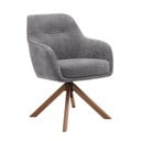 Pilkos spalvos iš audinio valgomojo kėdžių komplektas 2 vnt. Avola – Unique Furniture
