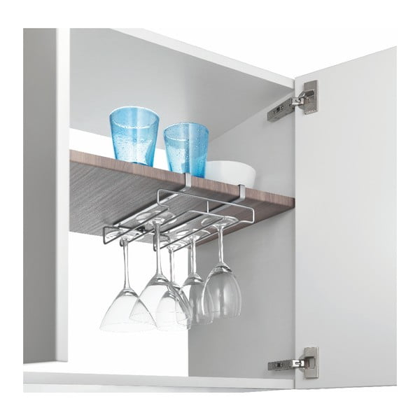 Pakabinamas laikiklis 8 stiklinėms Metaltex Glass, 20 cm ilgio-image-2