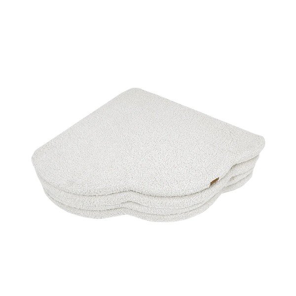 Baltos spalvos vaikų žaidimų kilimėlis 160x160 cm – Meowbaby-image-2