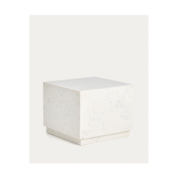 Iš marmuro šoninis stalas 50x50 cm Sorein – Kave Home-image-2
