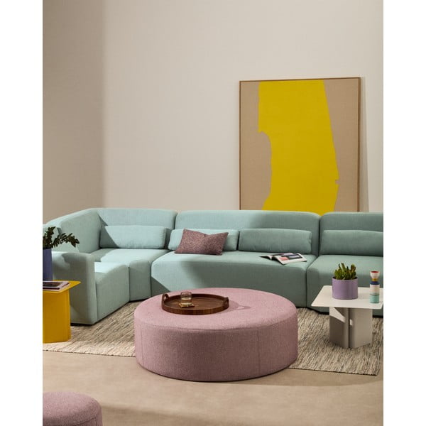 Violetinės spalvos pufas Kaeli – Kave Home-image-1