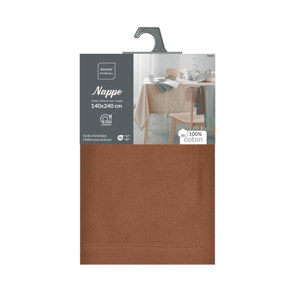 Iš medvilnės staltiesė galima skalbti 140x240 cm Charline – douceur d'intérieur