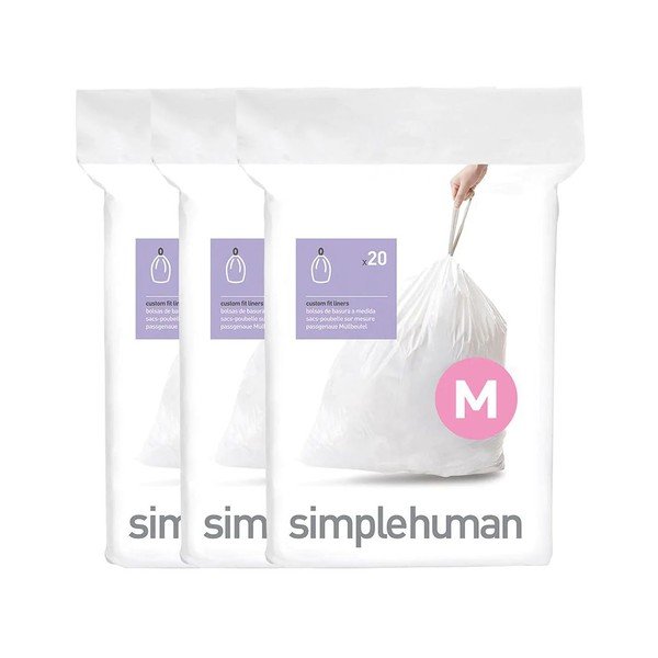 M tipo šiukšlių maišai Simplehuman, 60 vnt.-image-1
