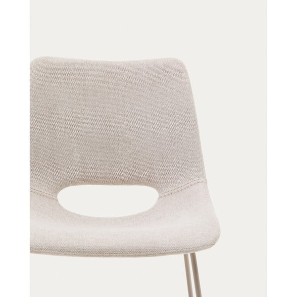 Smėlio spalvos valgomojo kėdė Zahara – Kave Home-image-1