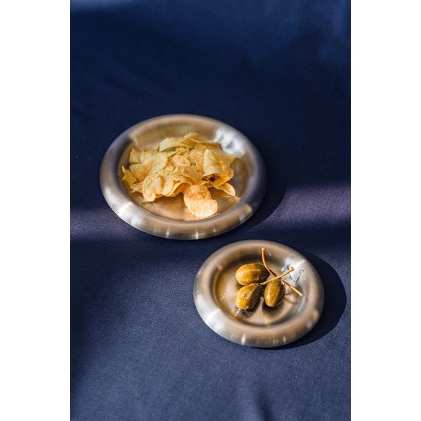 Sidabrinės spalvos iš nerūdijančio plieno lėkštės 2 vnt. ø 28 cm Roto – noo.ma-image-4