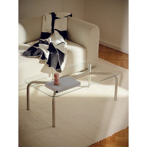 Juodos spalvos/kreminės spalvos antklodė ir pledas 150x200 cm Tul – noo.ma-image-2