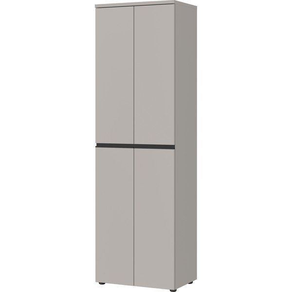 Drabužių spinta pilkos spalvos 59x198 cm Bastia – Germania-image-1