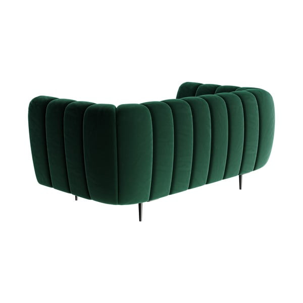 Tamsiai žalios spalvos aksominė sofa Ghado Shel, 170 cm-image-2
