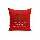 Raudonas kalėdinis dekoratyvinis pagalvės užvalkalas Kate Louise Christmas Noel, 43 x 43 cm