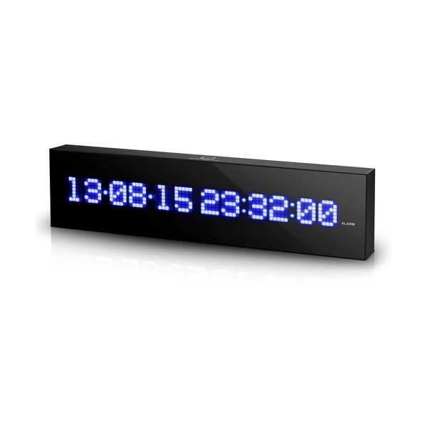 LED sieninis laikrodis su data Kalendorius sieninis laikrodis