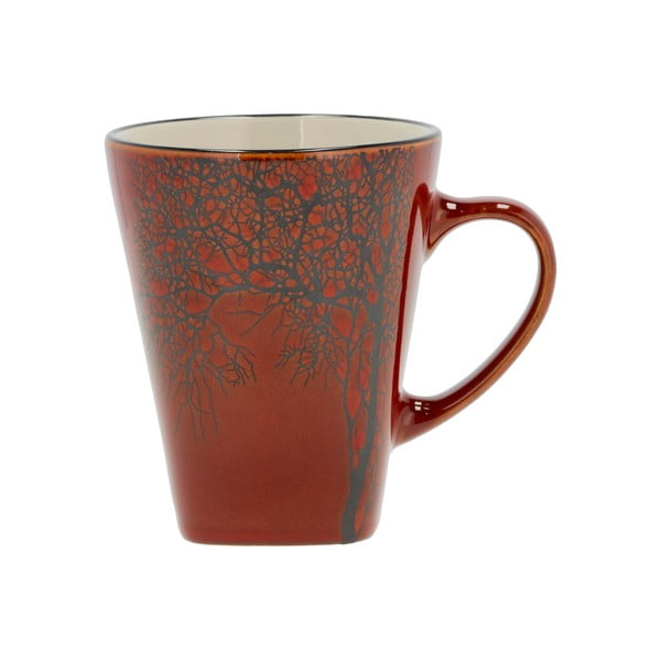 Iš akmens masės puodelis raudonos spalvos 350 ml Hela – Villa Collection