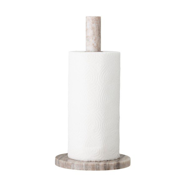 Natūralios spalvos iš marmuro popierinio rankšluosčio stovas ø 15 cm Emy – Bloomingville-image-3