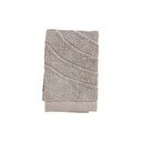 Pilkai smėlinės spalvos iš frote audinio iš medvilnės rankšluostis 30x30 cm Time – Zone