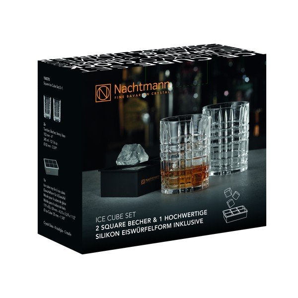 Stiklinės 2 vnt. viskiui 345 ml Square – Nachtmann-image-2