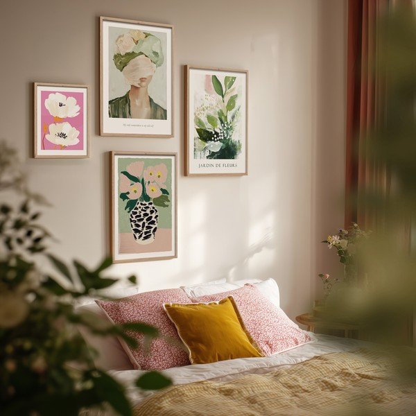 Spausdintas paveikslas su rėmeliu 30x40 cm Peony Bloom – Styler-image-2