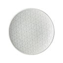 Baltos spalvos keraminė lėkštė MIJ Star, ø 20 cm