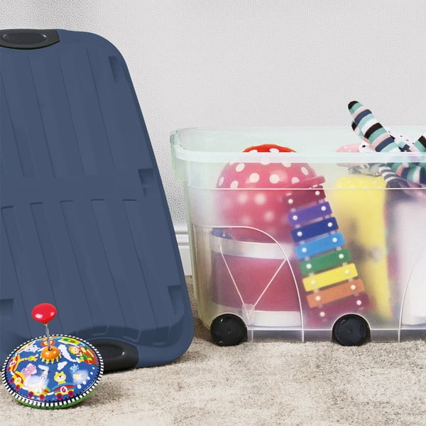 Plastikinė daiktadėžė su dangčiu Roller - Rotho-image-1