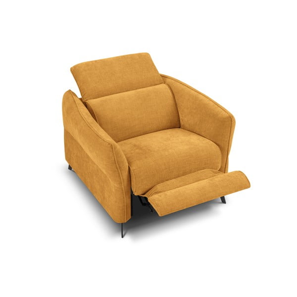 Krėslas geltonos spalvos Hubble – Windsor & Co Sofas-image-2