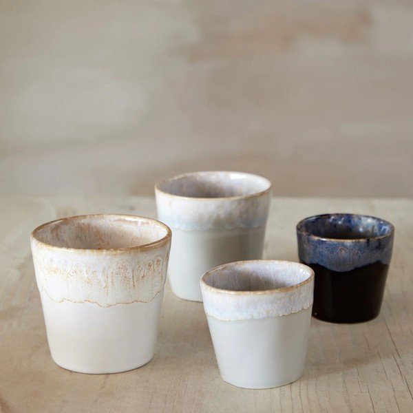 Iš akmens masės puodeliai baltos spalvos 8 vnt. espreso 210 ml Grespresso – Costa Nova-image-2