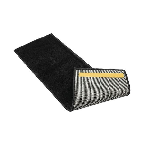 Laiptų kilimėlių rinkiniai juodos spalvos 13 vnt. 22x71 cm Pure Black – Mila Home