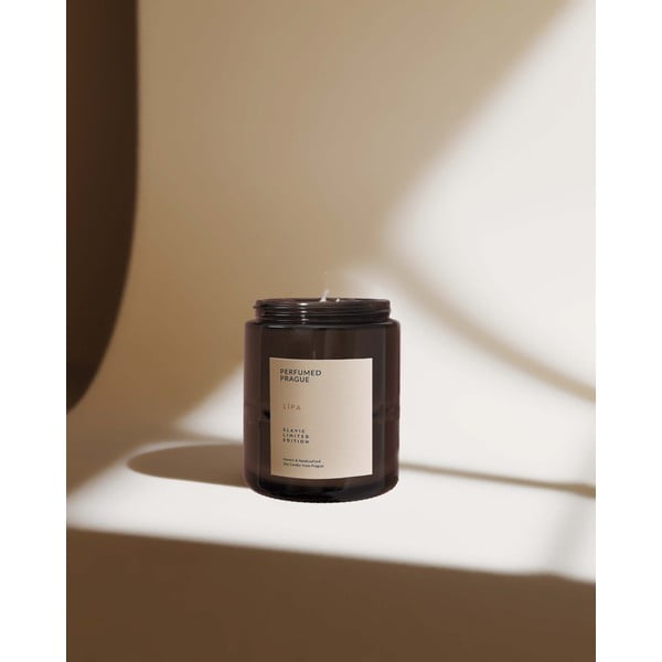 Aromatinė žvakė iš sojų vaško Slavic Edition: #88 Linden, Moss, Hibiscus – Perfumed Prague-image-2