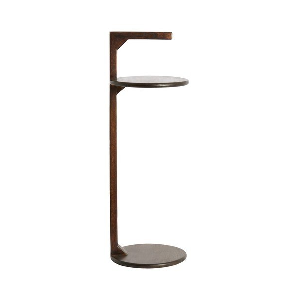 Apvalios formos šoninis stalas ø 26 cm Delmino – Light & Living-image-3