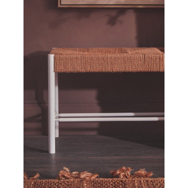 Natūralios spalvos medžio masyvo suolas Bandar – Premier Housewares-image-4