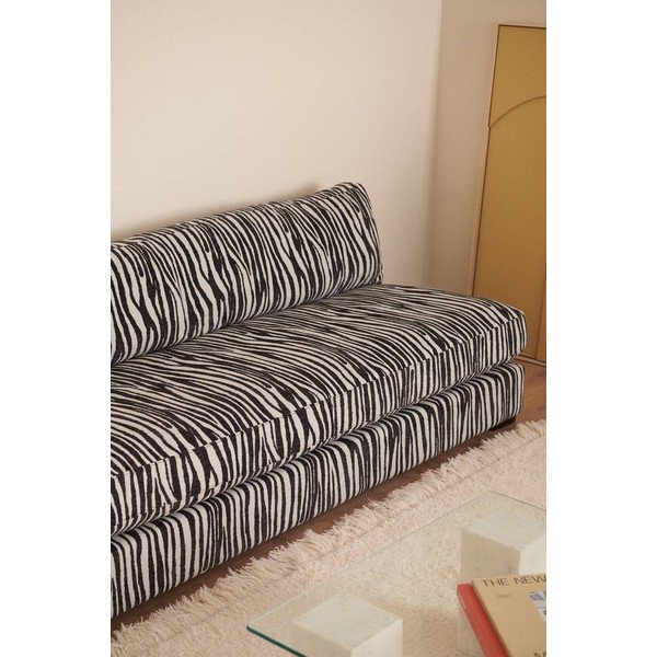Antracito spalvos sofa iš šenilinio audinio 197 cm Zeb – Ellos Home-image-2