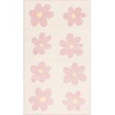 Rožinės spalvos/dramblio kaulo spalvos vaikiškas kilimas 160x230 cm Dazzy Rose – FD