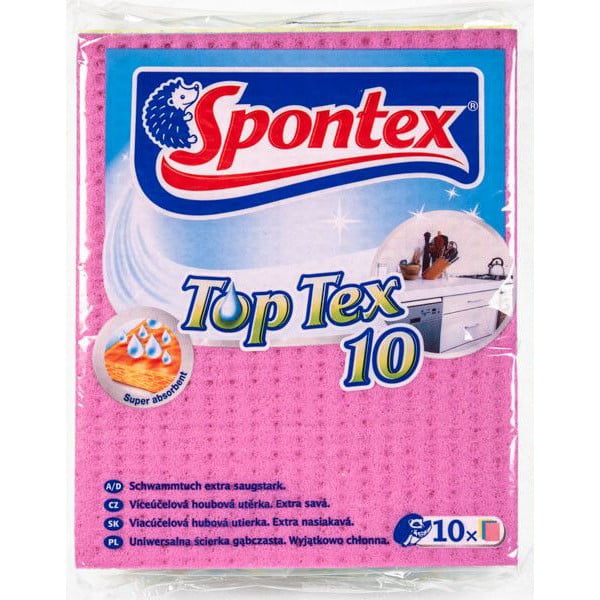 Spontex Top Tex universali kempininė šluostė, 8 x 10 vnt.