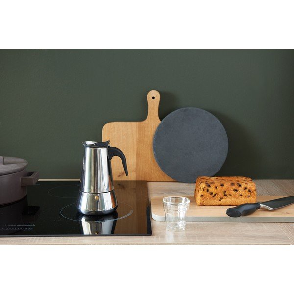 Sidabrinės spalvos iš nerūdijančio plieno kavinukas 400 ml Trevi – Leopold Vienna-image-1