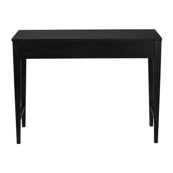 Juodas ąžuolinis konsolinis staliukas Rowico Fulla-image-3