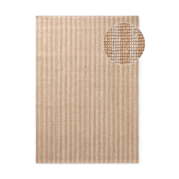 Rankų darbo smėlio spalvos iš džiuto kilimas 160x230 cm Harvest Amber – Elle Decoration