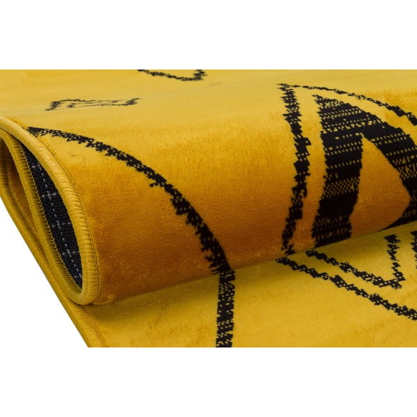 Geltonas plaunamas kiliminis takelis 300x80 cm - Vitaus-image-3