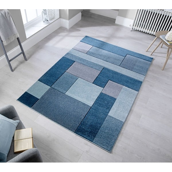 Kilimas mėlynos spalvos 200x290 cm Cosmos – Flair Rugs-image-1