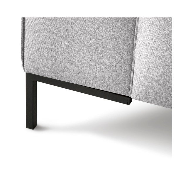 "Cosmopolitan Design Seville" šviesiai pilka kampinė sofa, dešinysis kampas-image-4