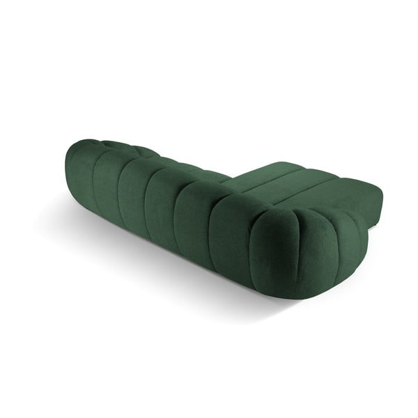 Kampinė sofa žalios spalvos (su kairiuoju kampu) Diana – Micadoni -image-3