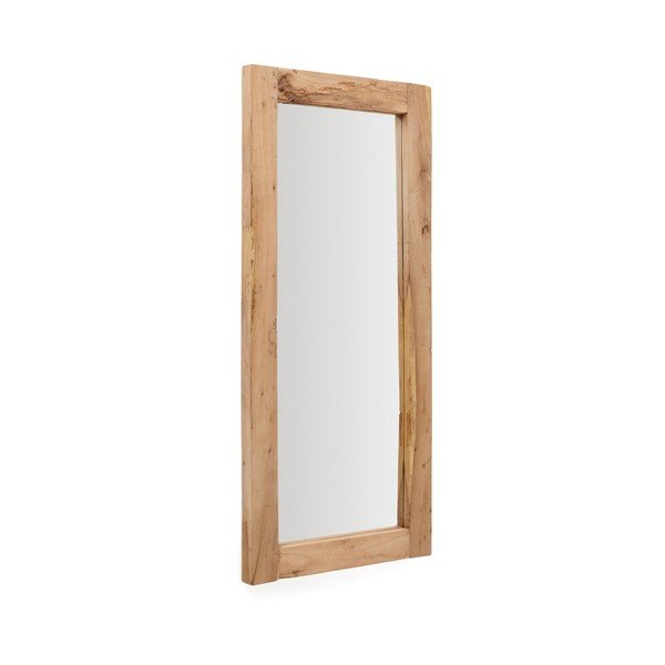 Sieninis veidrodis su medžio masyvo rėmu 80x180 cm Maden – Kave Home