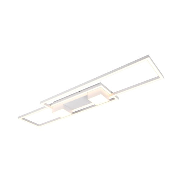 Lubinis šviestuvas baltos spalvos LED su nuotolinio valdymo funkcija/su pritemdymo funkcija 28x100 cm Albany – Trio-image-2